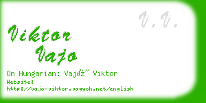 viktor vajo business card